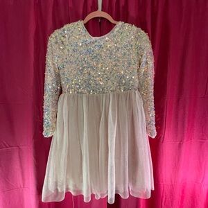 Cute pink sequin dress perfect for any occasion 10/12 youth.